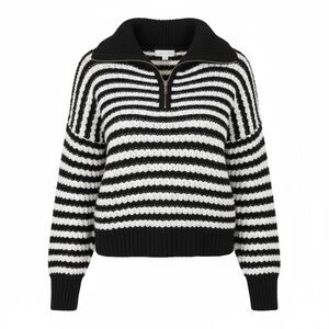 Mud Pie Dolman Sleeve Zip Front Sweater - SKU 1016